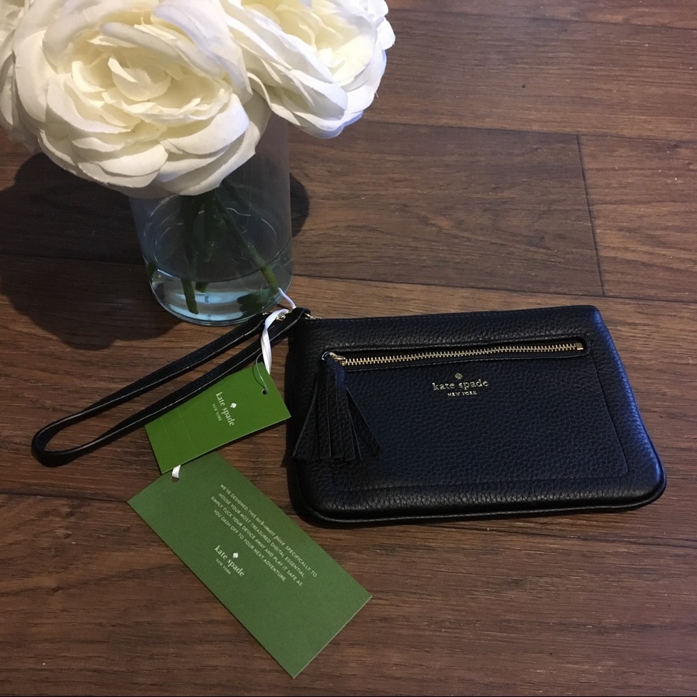 Kate Spade Tinie Leather Wristlet